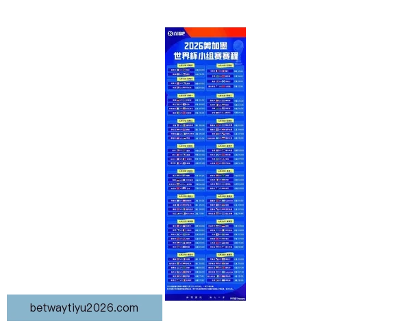 2026世界杯全赛程详解及小组对阵时间全览指南